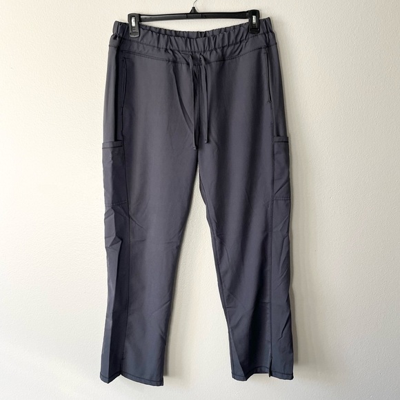 DICKIES- BUNDLE 2 Straight Leg Scrub Pants in Black and Grey Size L - Picture 4 of 6